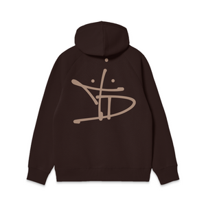 Hoodie Brown Dark