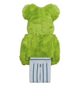 Bearbrick x Sesame Street Oscar the Grouch Costume 400%