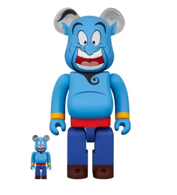 Bearbrick Disney Aladdin Genie 100% & 400% Set