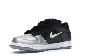 Nike SB Dunk Low Supreme Jewel Swoosh Silver