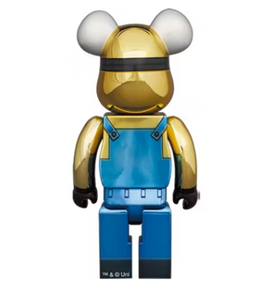 Bearbrick DAVE 100% & 400% Set CHROME