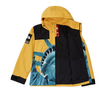 Load image into Gallery viewer, Supreme The North Face Statue of Liberty Mountain Jacket Yellow
