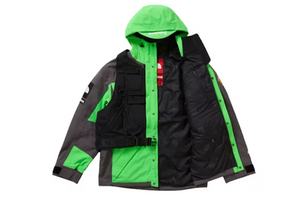 Supreme The North Face RTG Jacket + Vest Bright Green Size L