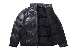 Supreme The North Face Printed Nuptse Trompe L'oeil Jacket Black