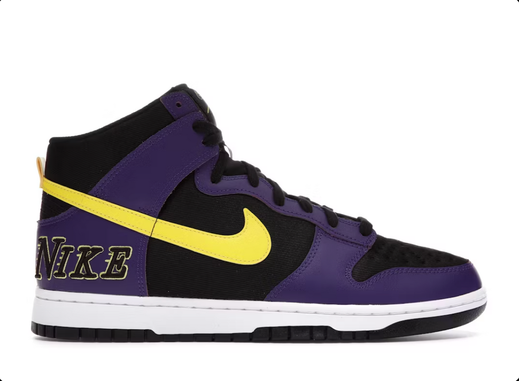 Nike Dunk High EMB Lakers