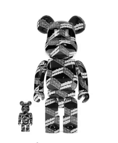 Bearbrick x Solebox Pattern 100% & 400% Set