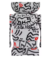 Load image into Gallery viewer, Bearbrick Keith Haring #8 100% &amp; 400% Set
