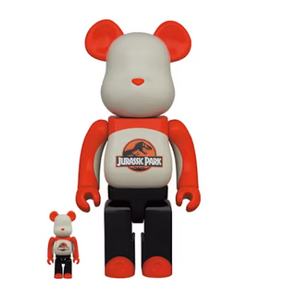 Bearbrick Jurassic Park 100% & 400% Set