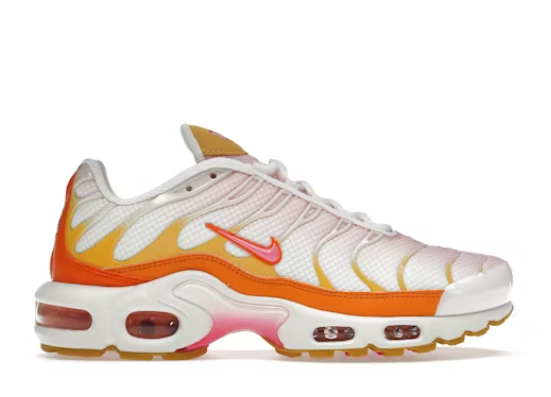 Nike Air Max Plus White Orange Pink