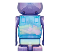 Load image into Gallery viewer, Bearbrick X-girl 100% &amp; 400% Set Clear Purple
