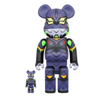 Load image into Gallery viewer, Bearbrick Evangelion Unit 13 (New Paint Version) 100% &amp; 400% Set
