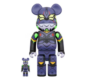 Bearbrick Evangelion Unit 13 (New Paint Version) 100% & 400% Set