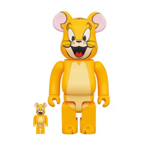 Load image into Gallery viewer, Bearbrick x Tom and Jerry (Jerry) Classic Color 100% &amp; 400% Set
