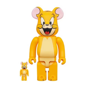 Bearbrick x Tom and Jerry (Jerry) Classic Color 100% & 400% Set