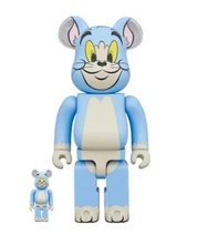 Load image into Gallery viewer, Bearbrick x Tom and Jerry (Tom) Classic Color 100% &amp; 400% Set
