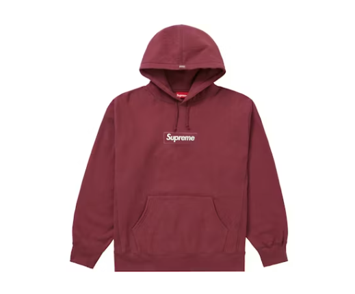 Supreme Box Logo Hooded Sweatshirt (FW21) Plum