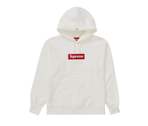 Supreme Box Logo Hooded Sweatshirt (FW21) White