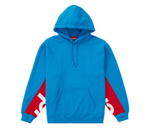 Load image into Gallery viewer, Supreme Cropped Panels Hooded Sweatshirt Bright Blue
