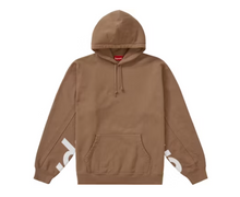 Load image into Gallery viewer, Supreme Cropped Panels Hooded Sweatshirt Light Brown
