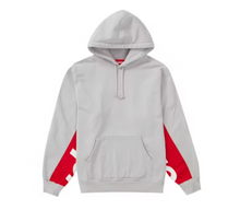 Load image into Gallery viewer, Supreme Cropped Panels Hooded Sweatshirt Grey
