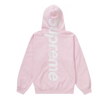 Load image into Gallery viewer, Supreme Satin Appliqué Hooded Sweatshirt (FW23) Light Pink
