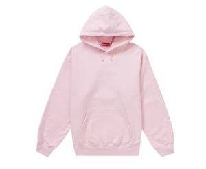 Supreme Satin Appliqué Hooded Sweatshirt (FW23) Light Pink