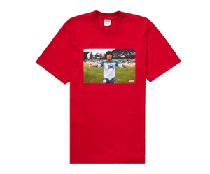 Supreme Maradona Tee Red