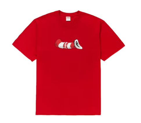 Supreme Cat in the Hat Tee Red