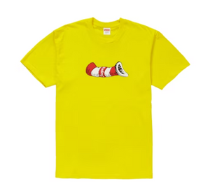 Supreme Cat in the Hat Tee Yellow