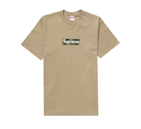 Supreme Box Logo Tee (FW23) Khaki