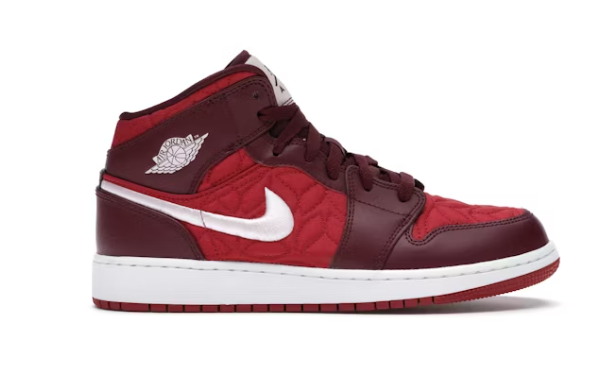 Jordan 1 Mid SE Red Quilt