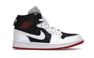 Jordan 1 Mid SE Utility Canvas White Black Gym Red