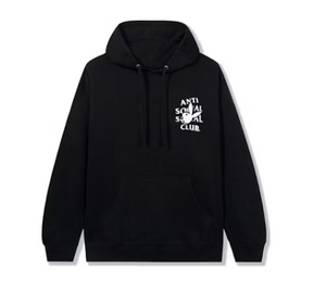 Anti Social Social Club Playboy Bunny Logo Hoodie Black