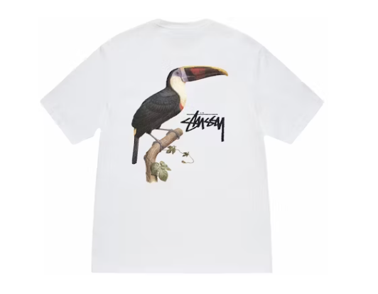 Stussy Toucan Tee White