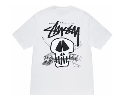 Stussy Fresh Foils Tee White