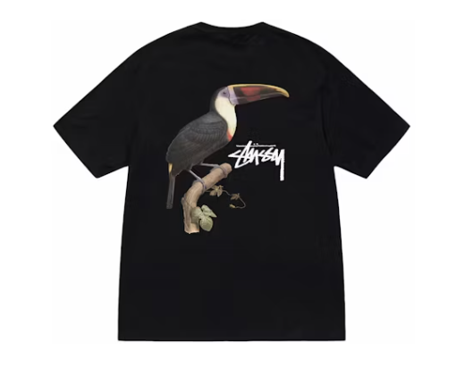 Stussy Toucan Tee Black