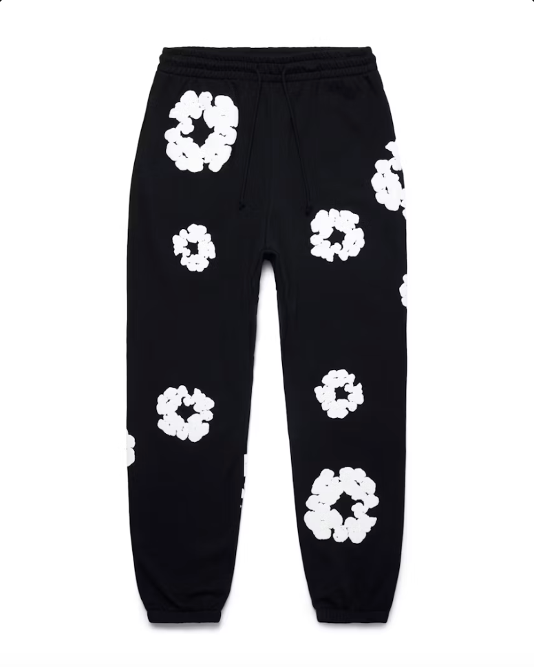 Denim Tears The Cotton Wreath Sweatpants Black