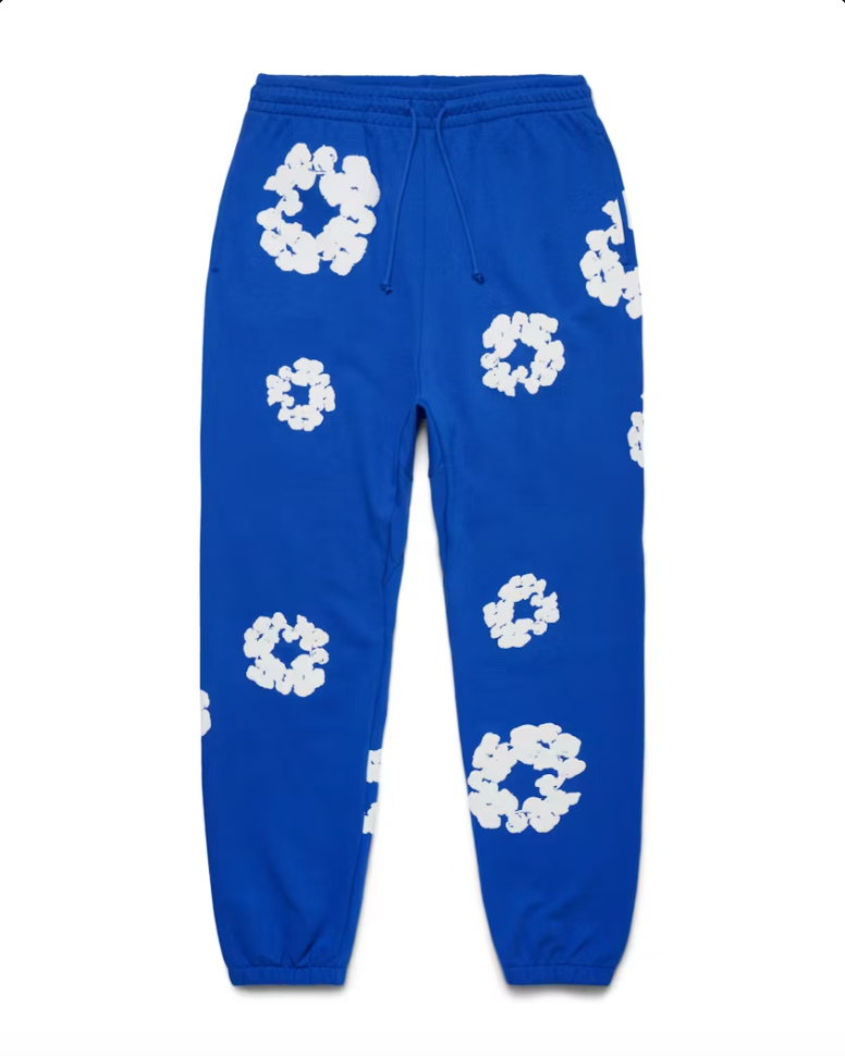 Denim Tears The Cotton Wreath Sweatpants Royal Blue