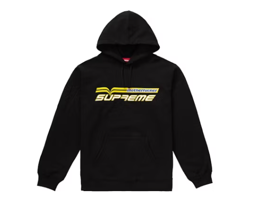 Supreme Motherfucker Hooded Sweatshirt Black