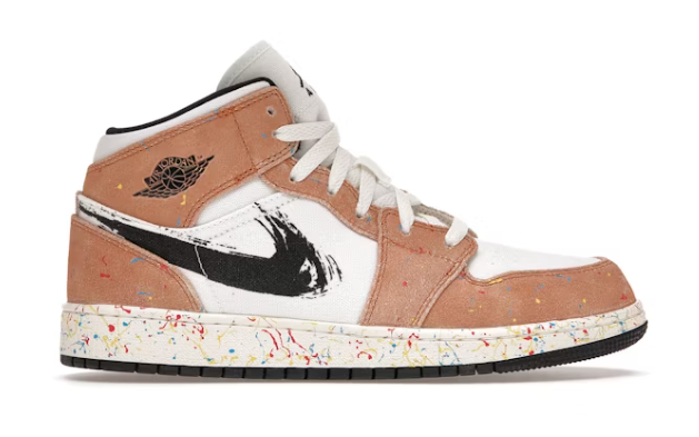 Jordan 1 Mid SE Brushstroke