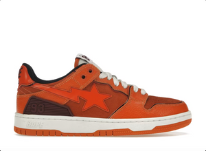 A Bathing Ape Bape SK8 Sta Orange Brown