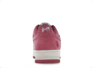 A Bathing Ape Bape Sta Pink Suede