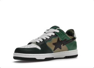 A Bathing Ape Bape SK8 Sta ABC Camo Green (2022)