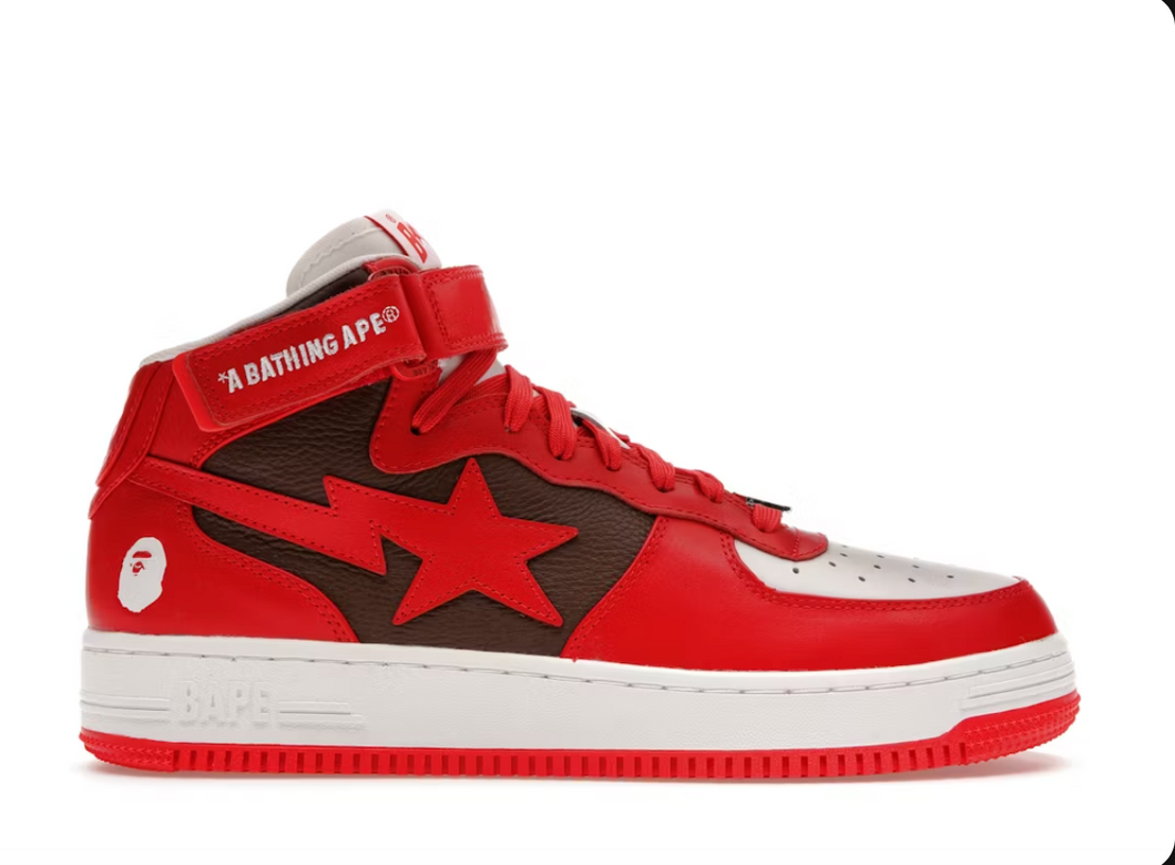 A Bathing Ape Bape Sta Mid Red (2022)