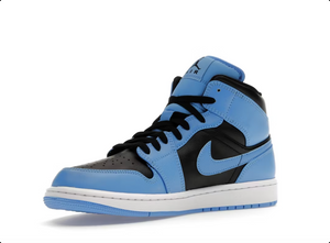 Jordan 1 Mid University Blue Black