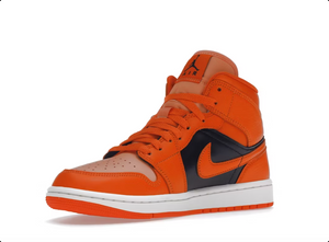 Jordan 1 Mid SE Rush Orange Crimson Bliss