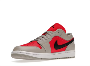 Jordan 1 Retro Low Light Iron Ore Siren Red