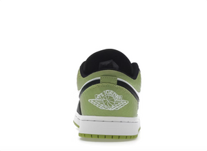 Jordan 1 Low Snakeskin Vivid Green