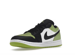 Jordan 1 Low Snakeskin Vivid Green