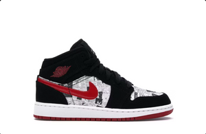 Jordan 1 Mid Newspaper Air Times (GS)